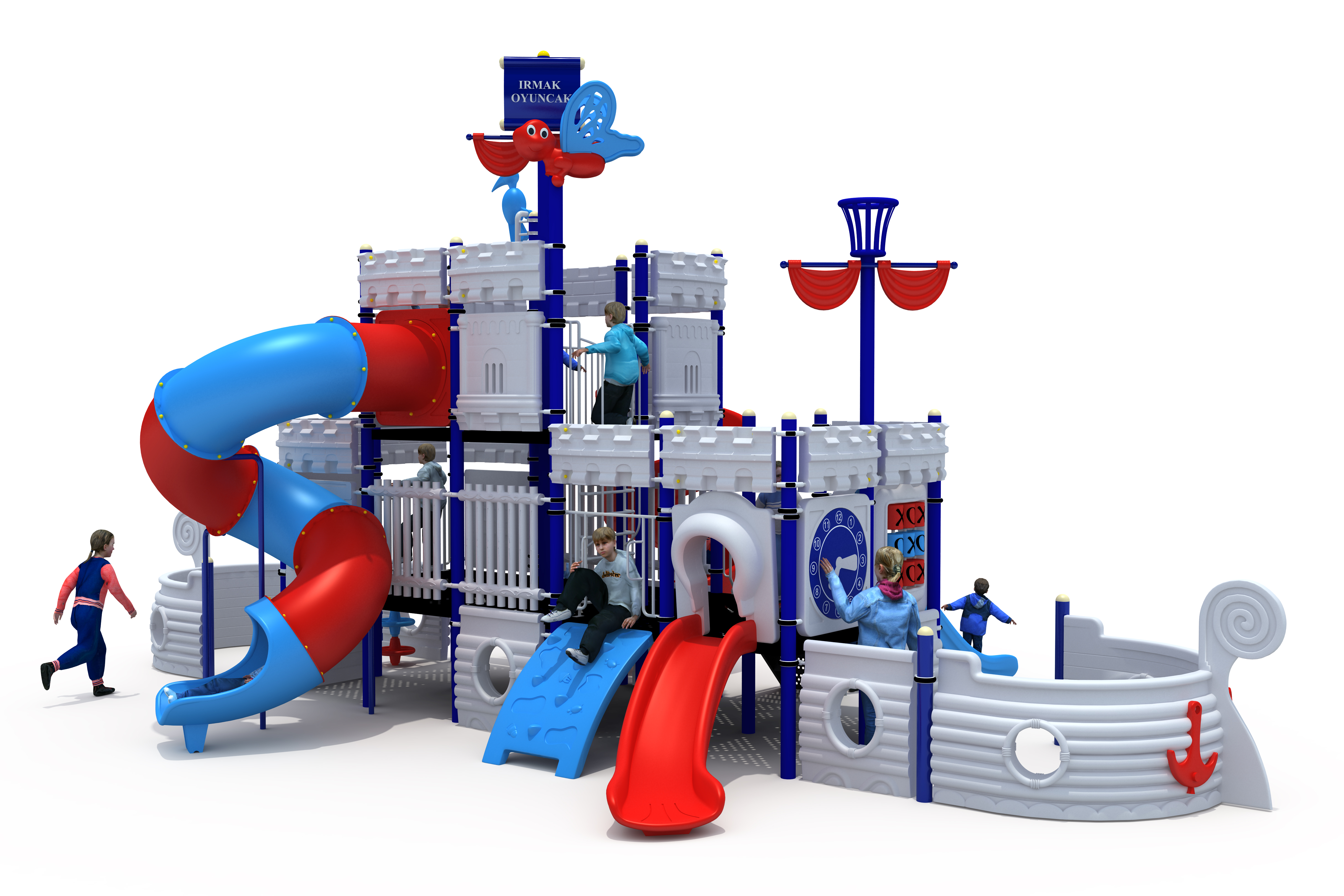 Gemi Temalı Oyun Grubu A-100 PRK-104 | Temalı Metal Oyun Grupları | Erse Kent Mobilyaları